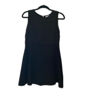 Sleeveless black A line dress. Elodie, size medium